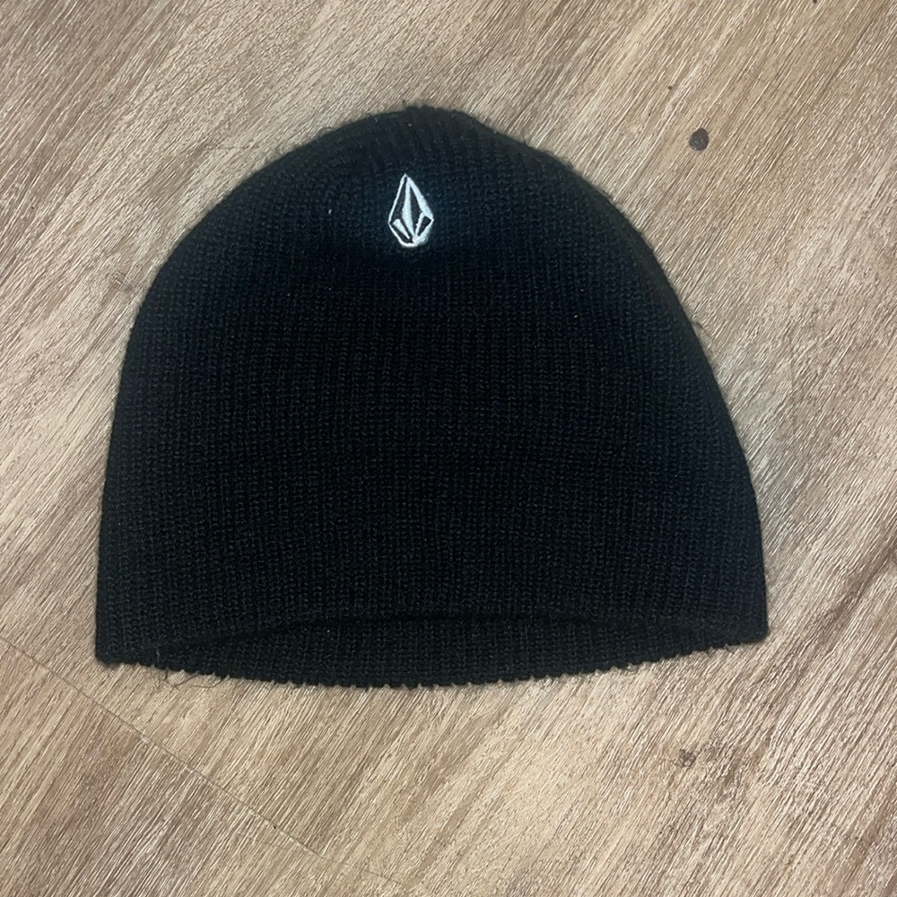 Black Volcom Beanie